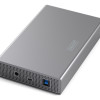 Digitus USB 3.0 cietā diska korpuss, 3.5", SATA, 16TB, alumīnijs | DA-71106-1