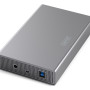 Digitus USB 3.0 cietā diska korpuss, 3.5", SATA, 16TB, alumīnijs | DA-71106-1