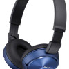 Sony | Salokāmas austiņas | MDR-ZX310 | Galvassega/uz auss | Zils
