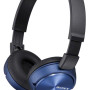 Sony | Salokāmas austiņas | MDR-ZX310 | Galvassega/uz auss | Zils