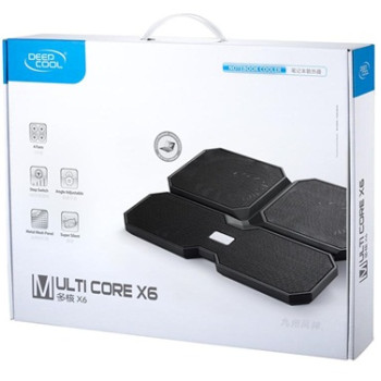 Deepcool | Multicore x6 | Klēpjdatora dzesētājs līdz 15.6