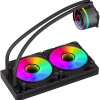 Gamemax CPU šķidruma dzesētājs | ICEBURG 240 INFINITY | Melns
