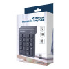 Gembird | Ciparu tastatūra | KPD-W-02 | Ciparu tastatūra | Bezvadu | N/A | Melna