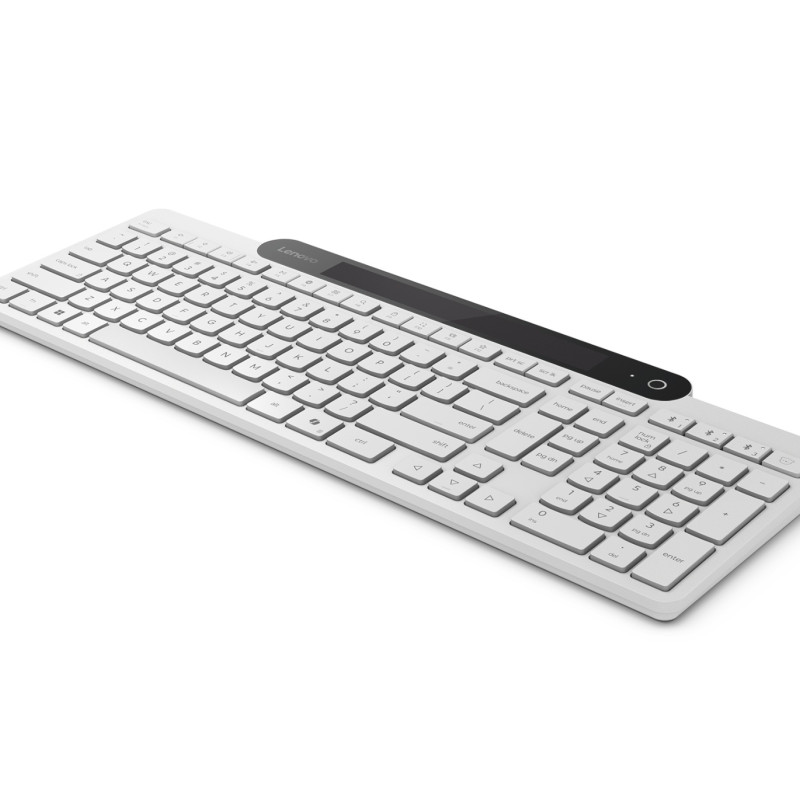 Lenovo | 800 Self-Charging | Klaviatūra | Bezvadu | Lietuviešu | Bluetooth | Bezvadu savienojums | Balta