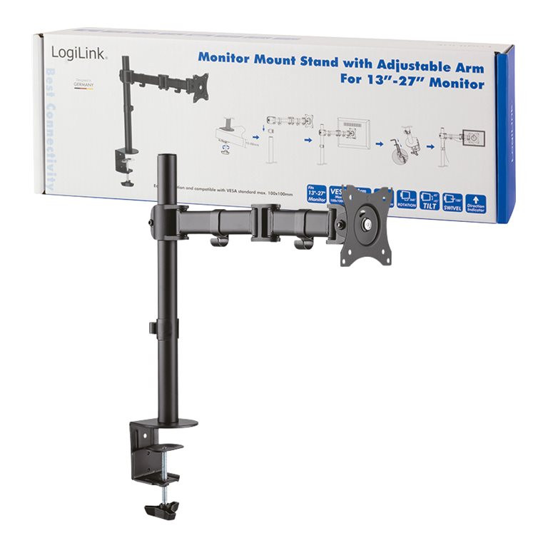 Logilink | Desk Mount | BP0021 | 13-27 " | Maximum weight (capacity) 8 kg
