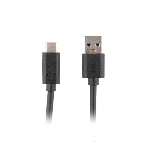 Lanberg | USB Type-C uz USB Type-A 3.1 kabelis, 1.8 m | CA-USBO-31CU-0018-BK | USB Type-C uz USB Type-A