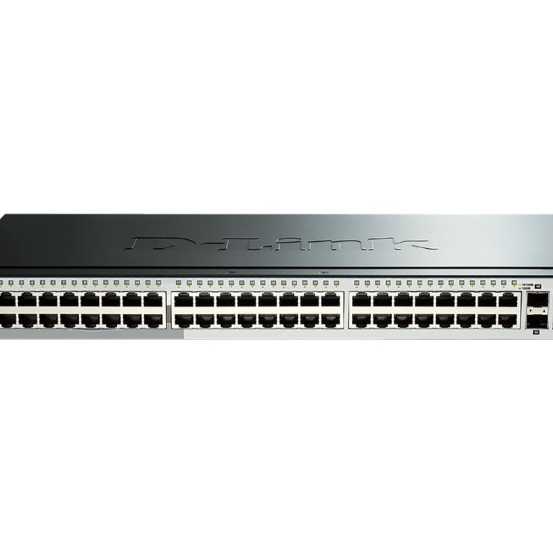 D-Link | Stackable Smart Managed Switch with 10G Uplinks | DGS-1510-52X/E | Managed L2 | Rackmountable | Gigabit Ethernet (copper) ports quantity 48