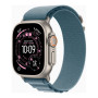 Apple Watch Ultra 3 GPS + Cellular 49mm dabīgs titāna korpuss ar gaiši zilu Alpine Loop — vidējs | Apple