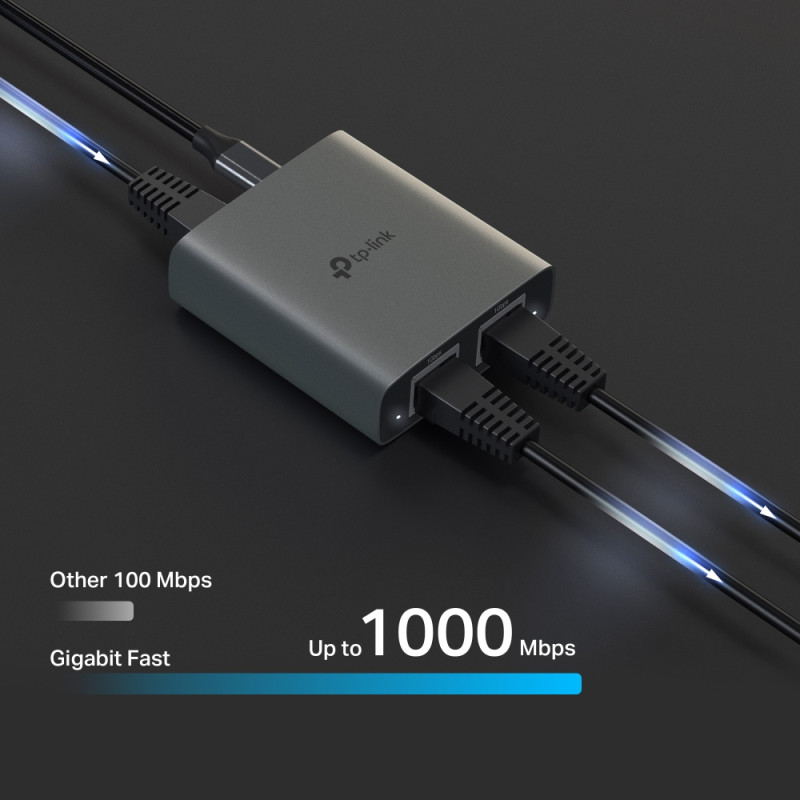 TP-LINK 1 to 2 Gigabit Ethernet Splitter | EH210