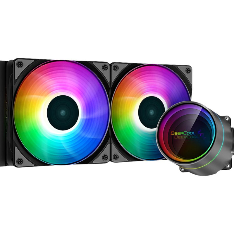 Deepcool | CASTLE 240EX A-RGB | Black | Intel, AMD | CPU Liquid Cooler