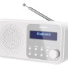 Sharp DR-P420(WH) Tokyo pārnējama digitālā radio, FM/DAB/DAB+, Bluetooth 5.0, USB vai bateriju barošana, sniegbalta | Sharp | Tokyo Portable Digital Radio | DR-P420(WH) | Bluetooth | White