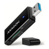 AXAGON Slim super-speed USB 3.2 Gen 1 card reader with a direct USB-A connector | CRE-S2N