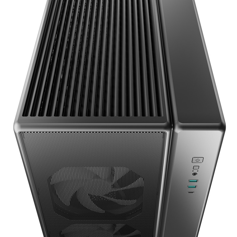 Deepcool Case | CG590 MESH 2F | Mid Tower | Melna