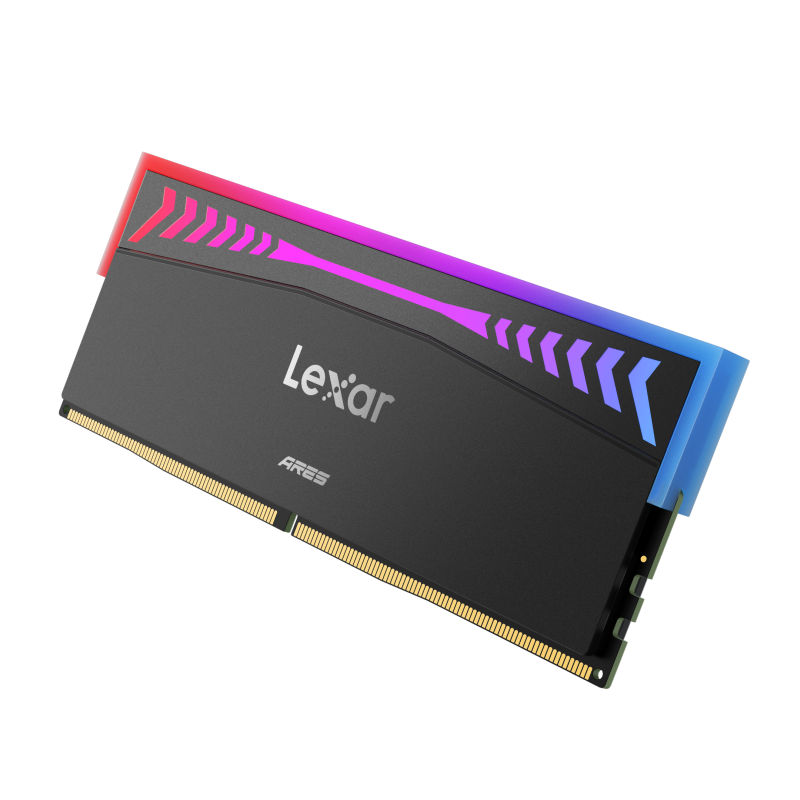 Lexar Atmiņa ar dzesētāju un RGB apgaismojumu | ARES | 32 GB | DDR5 | 8000 MHz | PC/server | Reģistrēta: Nē | ECC: Nē
