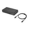 Asus Triple Display USB-C Dock Duo DC301 Duo | 90XB0A5N-BDS010 | Ethernet LAN (RJ-45) ports 1 | DisplayPorts quantity 2 | HDMI ports quantity 1