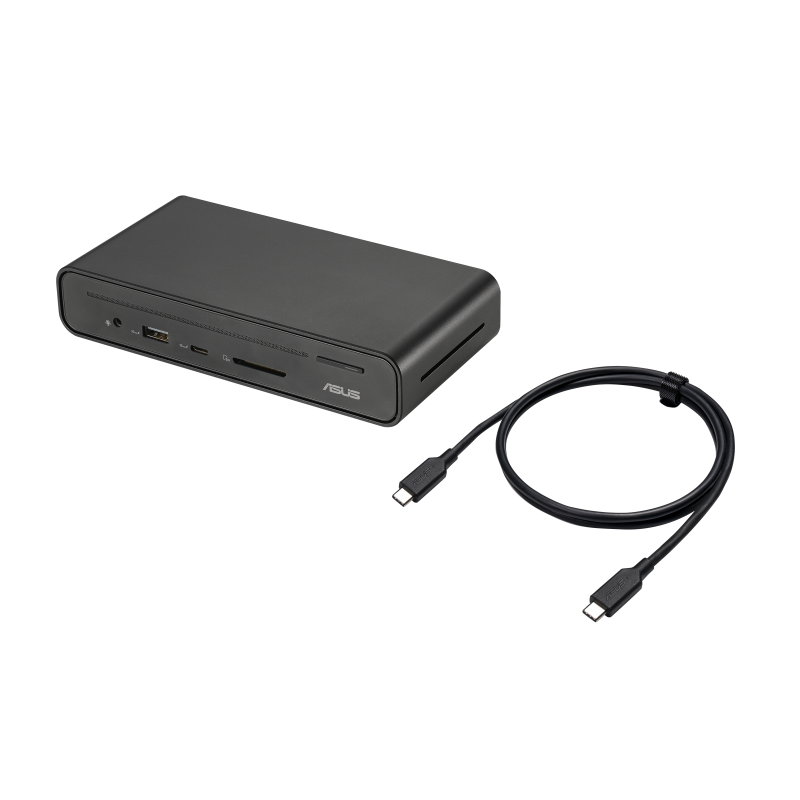 Asus Triple Display USB-C Dock Duo DC301 Duo | 90XB0A5N-BDS010 | Ethernet LAN (RJ-45) ports 1 | DisplayPorts quantity 2 | HDMI ports quantity 1
