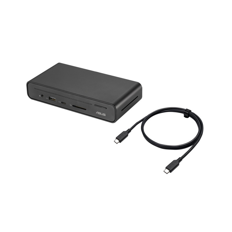 Asus Triple Display USB-C Dock Duo DC301 Duo | 90XB0A5N-BDS010 | Ethernet LAN (RJ-45) ports 1 | DisplayPorts quantity 2 | HDMI ports quantity 1