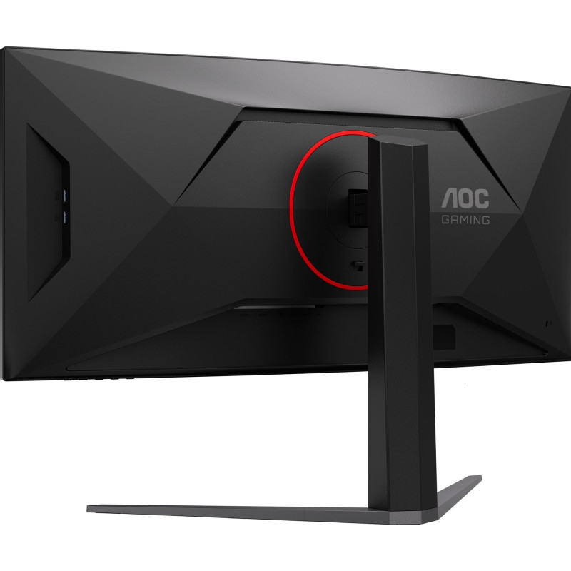 AOC CU34G4CA | 34 " | Fast VA | WQHD | 21:9 | 180 Hz | 1 ms | 3440 x 1440 pixels | 450 cd/m² | HDMI ports quantity 2 | Black