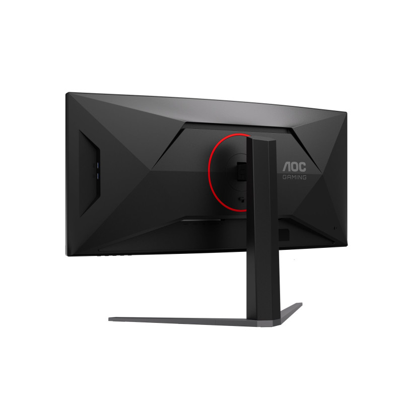AOC CU34G4CA | 34 " | Fast VA | WQHD | 21:9 | 180 Hz | 1 ms | 3440 x 1440 pixels | 450 cd/m² | HDMI ports quantity 2 | Black