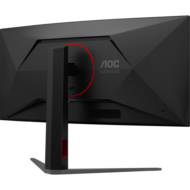 AOC CU34G4CA | 34 " | Fast VA | WQHD | 21:9 | 180 Hz | 1 ms | 3440 x 1440 pixels | 450 cd/m² | HDMI ports quantity 2 | Black
