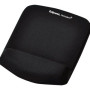 Fellowes | Peleas paliktnis ar plaukstas atbalstu PlushTouch | Peleas paliktnis ar plaukstas spilventiņu | 238 x 184 x 25.4 mm | Melns