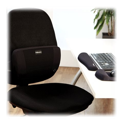 Fellowes | Mouse pad with wrist support PlushTouch | Mouse pad with wrist pillow | 238 x 184 x 25.4 mm | Black