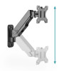 Digitus Wall mount | DA-90396 | Regulējams augstums, rotācija, slīpums | 17-32