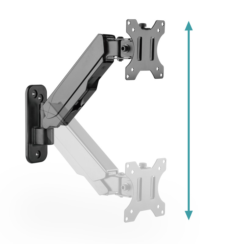 Digitus Wall mount | DA-90396 | Regulējams augstums, rotācija, slīpums | 17-32