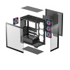 Deepcool CG580 4F | Melns | Mid Tower | ATX PS2