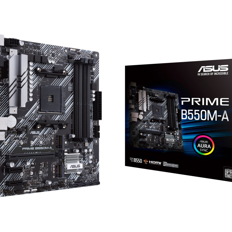 Asus | PRIME B550M-A | Procesoru saime AMD | Procesora ligzda AM4 | DDR4 | Atmiņas sloti 4 | Atbalstītie cietā diska interfeisi M.2, SATA | SATA savienotāju skaits 4 | Čipsets AMD B | Micro ATX
