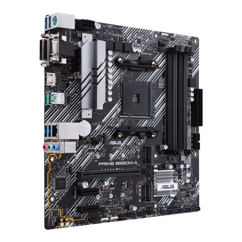 Asus | PRIME B550M-A | Procesoru saime AMD | Procesora ligzda AM4 | DDR4 | Atmiņas sloti 4 | Atbalstītie cietā diska interfeisi M.2, SATA | SATA savienotāju skaits 4 | Čipsets AMD B | Micro ATX