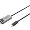 Digitus | Divvirzienu adaptera kabelis | DB-300334-020-S | USB-C uz DP USB-C | Display Port