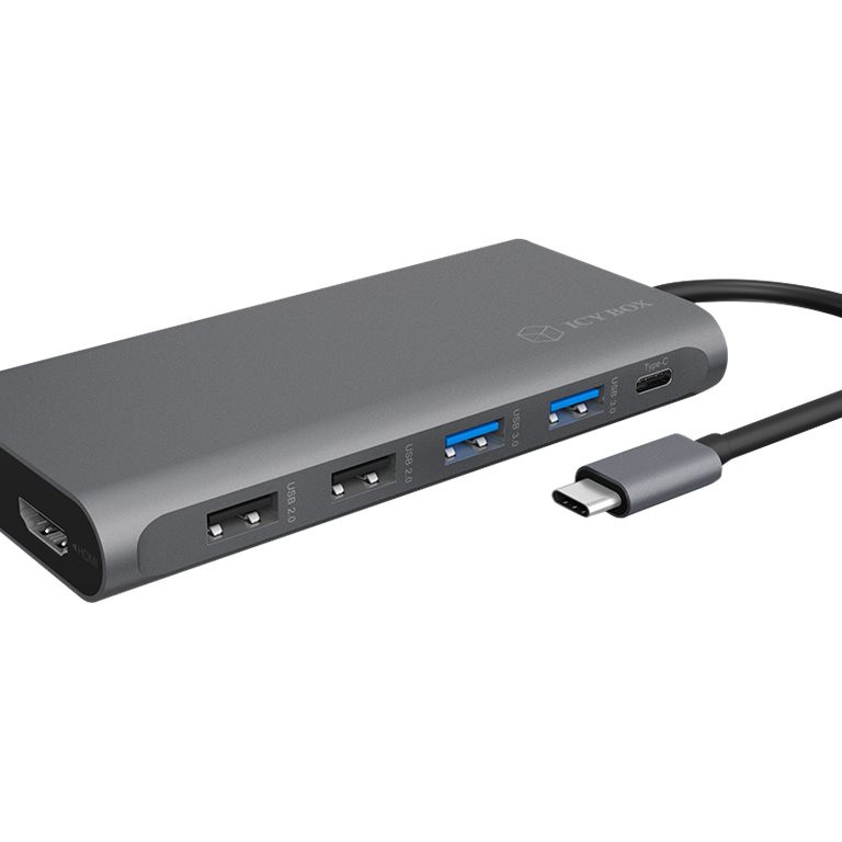 Raidsonic | 12-in-1 USB Type-C dokstacija ar PD 100W | BOX IB-DK4050-CPD | Dokstacija | Ethernet LAN (RJ-45) porti 1 | USB 3.0 (3.1 Gen 1) Type-C ports 1 | USB 3.0 (3.1 Gen 1) porti 2 | HDMI porti 2 | Ethernet LAN