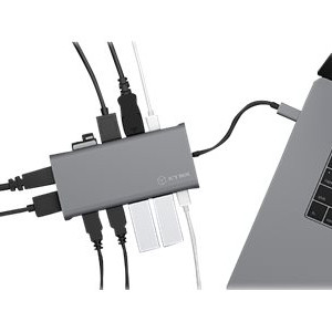 Raidsonic | 12-in-1 USB Type-C dokstacija ar PD 100W | BOX IB-DK4050-CPD | Dokstacija | Ethernet LAN (RJ-45) porti 1 | USB 3.0 (3.1 Gen 1) Type-C ports 1 | USB 3.0 (3.1 Gen 1) porti 2 | HDMI porti 2 | Ethernet LAN