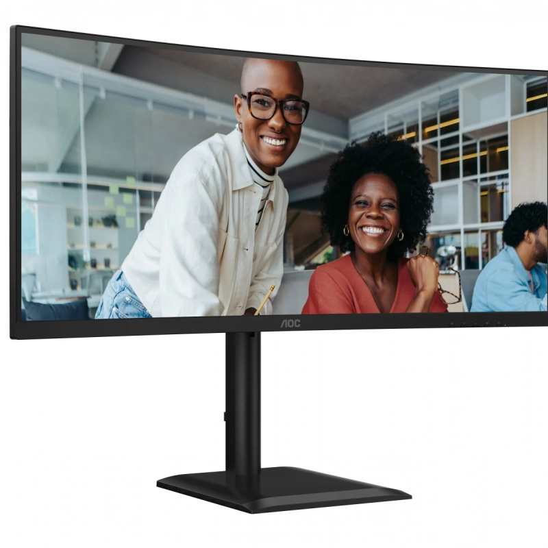 AOC CU34E4CV | 34 " | VA | 21:9 | 120 Hz | 4 ms | 3440 x 1440 pixels | HDMI ports quantity 2 | Black