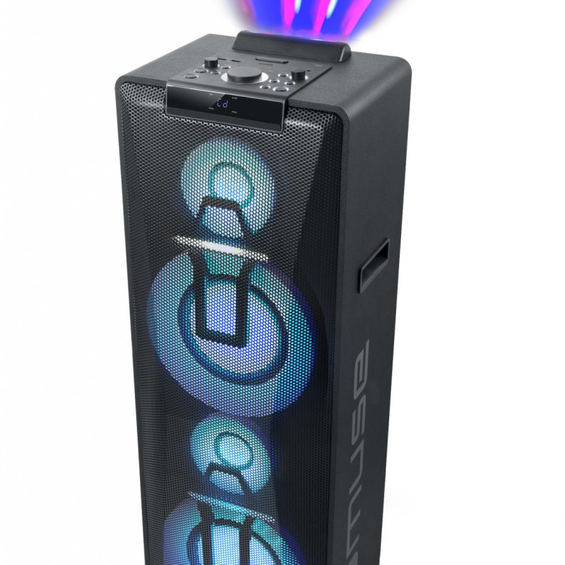 Muse | Party Box Double Bluetooth CD Speaker | M-1990 DJ | 1000 W | Bluetooth | Wireless connection | Portable | Black