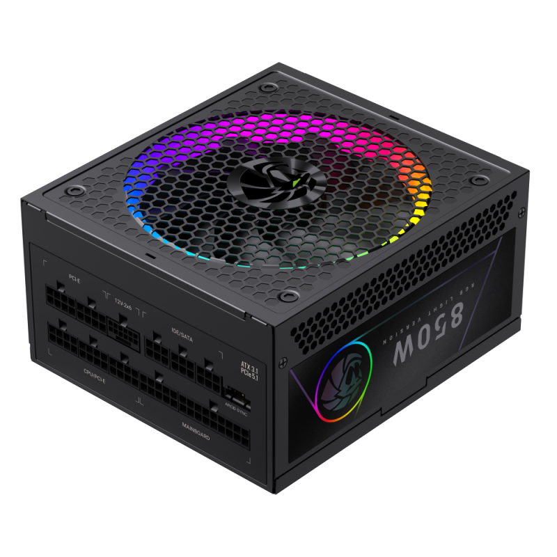 Gamemax barošanas bloks | RGB PRO 850G | 850 W | Gold | Pilnībā modulārs