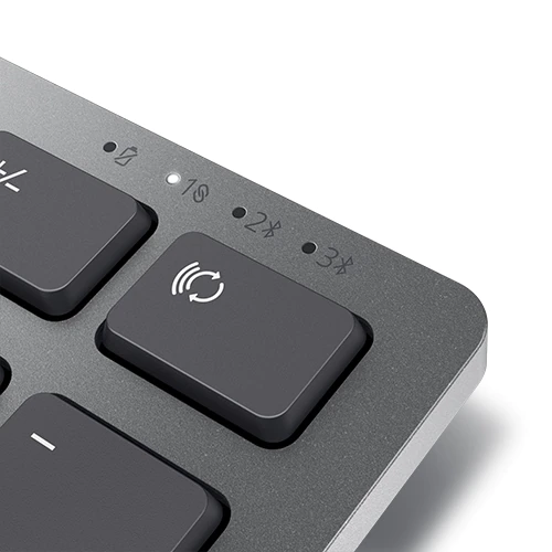 Dell | Pro Plus KM7321W | Klaviatūra un pele komplekts | Bezvadu | Pele iekļauta | Bezvadu savienojums | Lietuviešu | Titan Gray