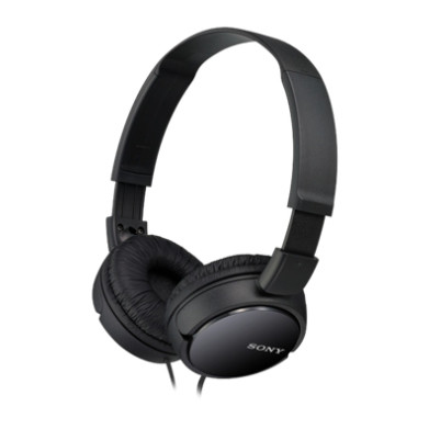 Sony | Austiņas | MDR-ZX110 | Ar vadu | Pāri ausīm | Melna