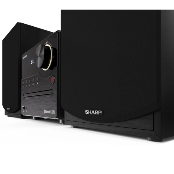Sharp XL-B512(BK) Hi-Fi Micro System, CD/FM/USB/Bluetooth v5.0, 45W, Black | Sharp | Hi-Fi Micro System | XL-B512(BK) | Black | USB port | AUX in | Bluetooth | CD player | FM radio | Wireless connection