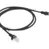 Lanberg | Patchcord CAT.5E UTP | PCU5-10CC-0100-BK | 1 m | Black