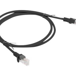 Lanberg | Patchcord CAT.5E UTP | PCU5-10CC-0100-BK | 1 m | Black