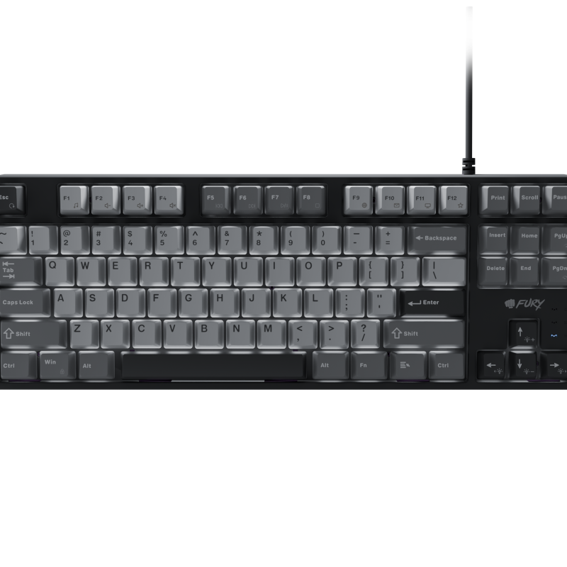 Fury | Kanabo K2 | Spēļu tastatūra | Ar vadu | US | Lineārs | Melns/Grāmatisks