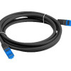 Lanberg | Komunikācijas kabelis - CAT 6a | RJ-45 - spraudnis | RJ-45 - spraudnis | 1 m | Melns | RAL 9004