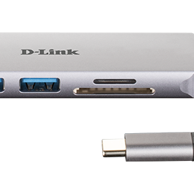 D-Link | 5‑1 USB-C™ centrs ar HDMI un SD/microSD karšu lasītāju | DUB-M530 | USB Type-C