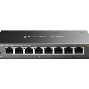 TP-LINK | Switch | TL-SG108E | Tīmekļa pārvaldāms | Sienai stiprināms | Gigabit Ethernet (vara) porti 8 | Barošanas veids Ārējais | 36 mēn.