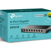 TP-LINK | Switch | TL-SG108E | Tīmekļa pārvaldāms | Sienai stiprināms | Gigabit Ethernet (vara) porti 8 | Barošanas veids Ārējais | 36 mēn.