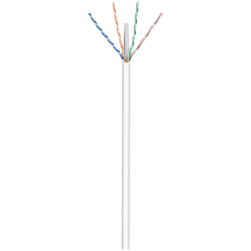 Goobay | CAT 6 tīkla kabelis, U/UTP, 305 m | 94220 | U/UTP | Balts