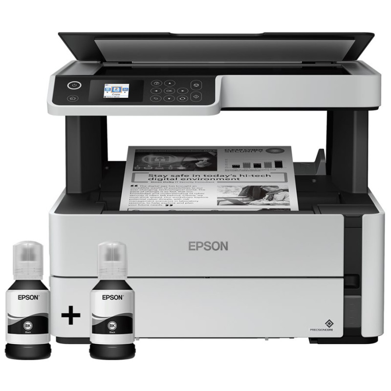 Epson | 3‑in‑1 printeris | EcoTank M2170 | Tintes | Mono | Visos vienā | A4 | Wi‑Fi | Balts