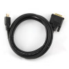 Gembird | HDMI uz DVI kabelis (Single Link) | HDMI 19pin spraudnis | DVI 18+1pin spraudnis | HDMI uz DVI‑D | 0.5 m